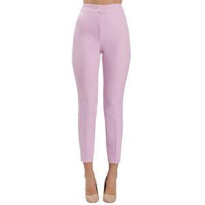 Silence HighWaisted SlimFit Lilac Pants Women pink Trousers